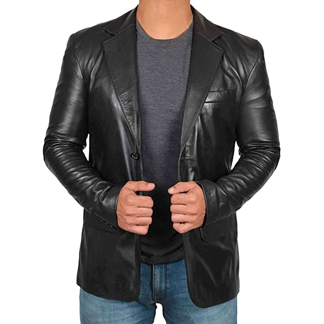 Lederblazer für Herren