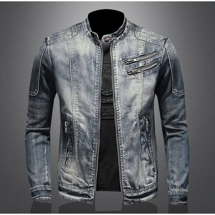 Casual Denim Winterjacke