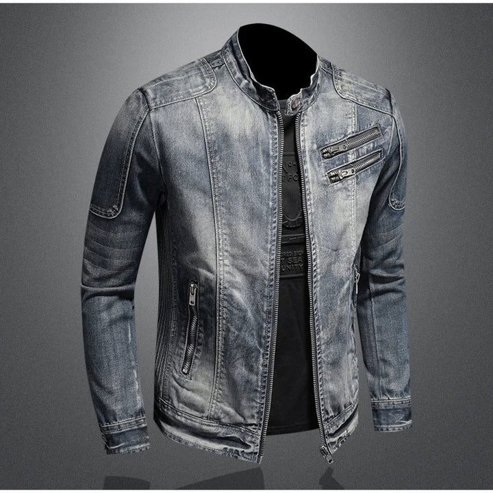 Casual Denim Winterjacke