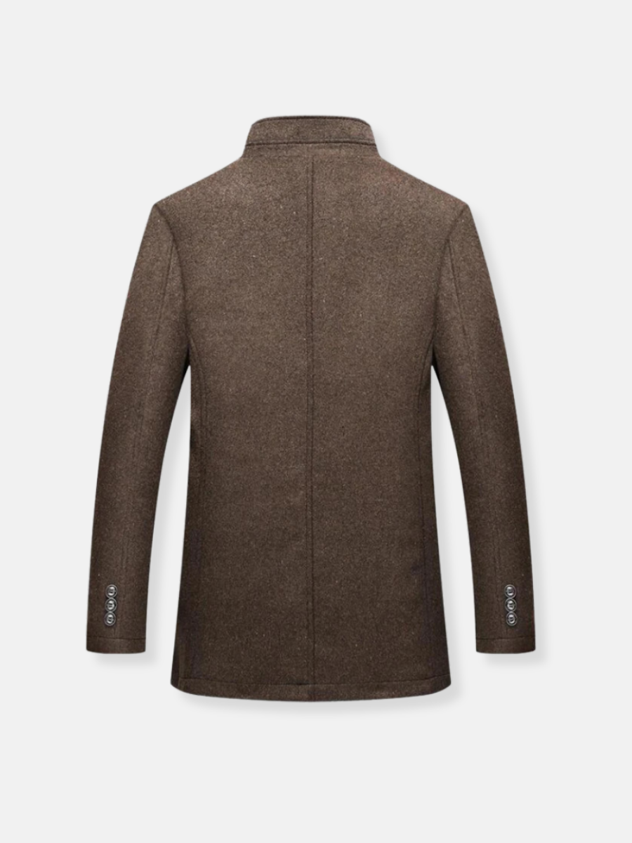 Wollener Trenchcoat für Herren