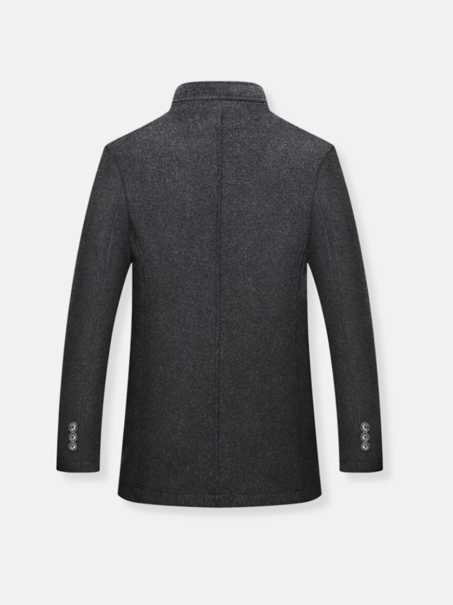 Wollener Trenchcoat für Herren