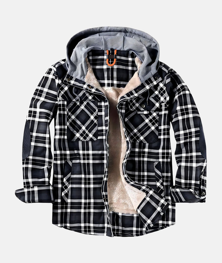 Karierte Flanelljacke