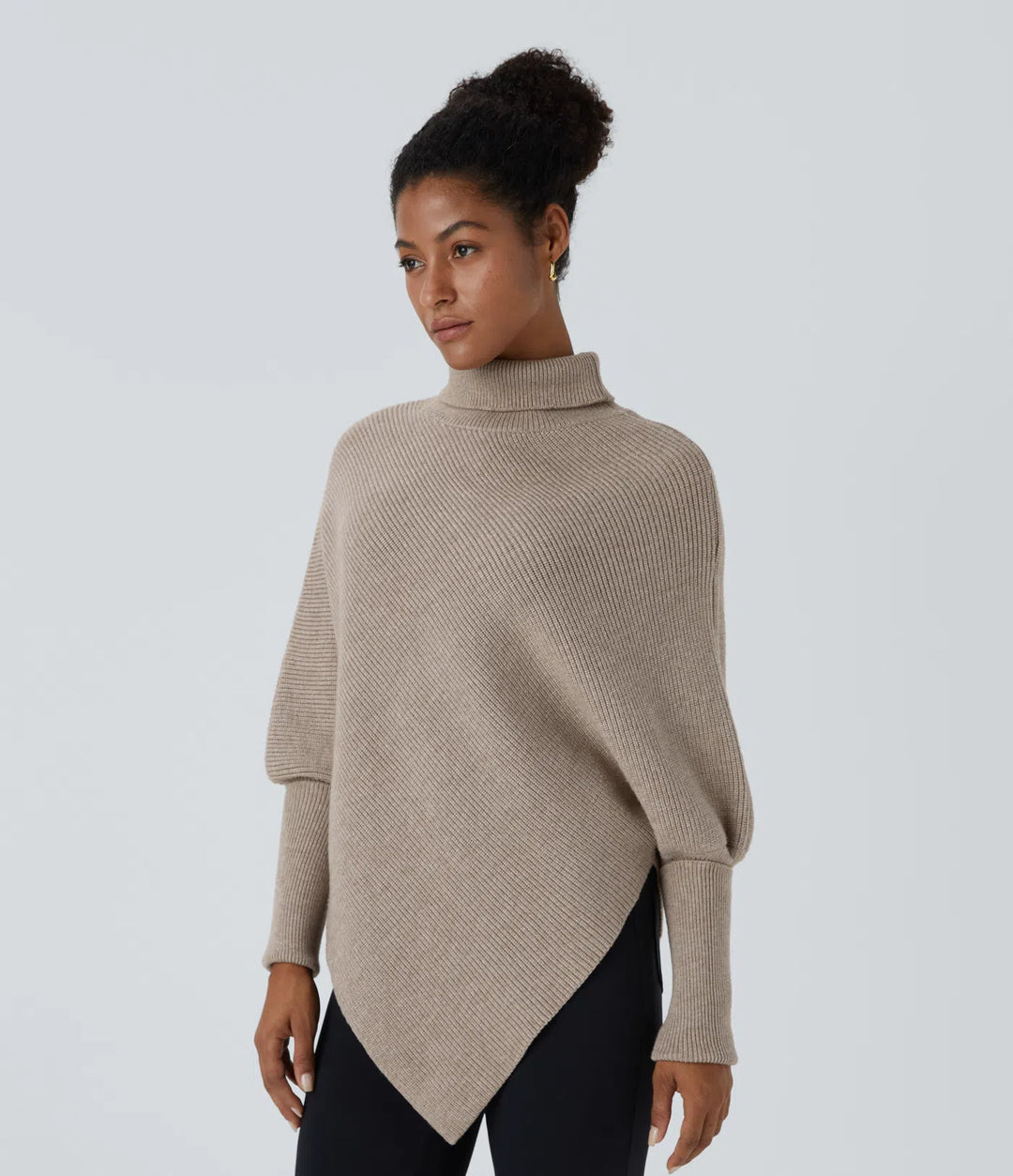 Marina | Pullover mit Hohem Kragen und langen Ärmeln