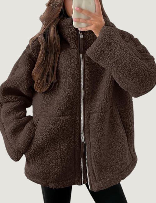 CAMILA | Teddyfleece-Jacke