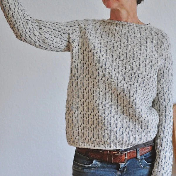 ANDREA | ENGER GESTRICKTER PULLOVER