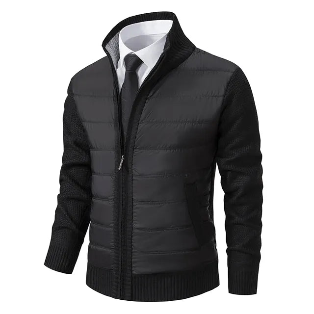 Vielseitige Herren-Winterstrickjacke