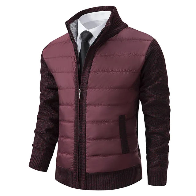 Vielseitige Herren-Winterstrickjacke