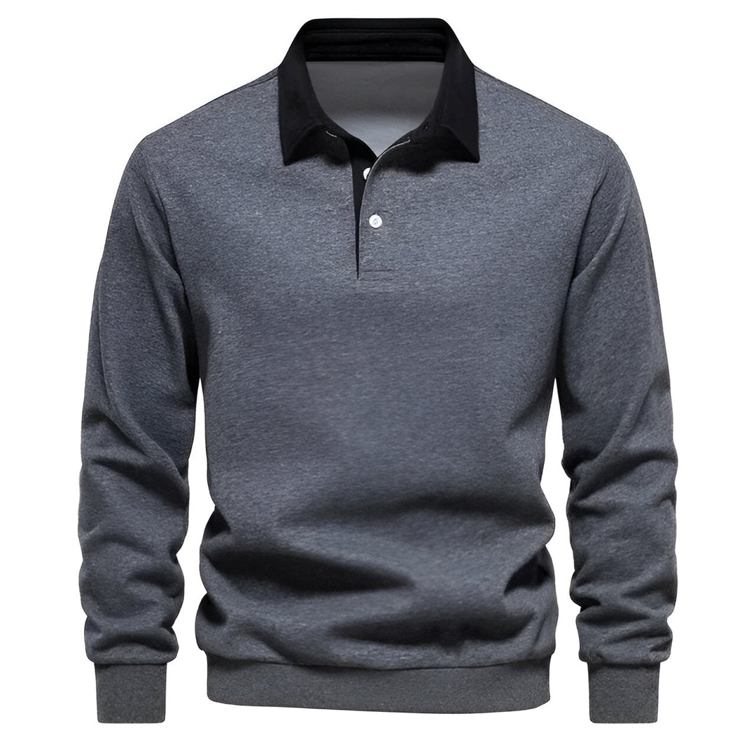 Stilvoller Polokragen Pullover