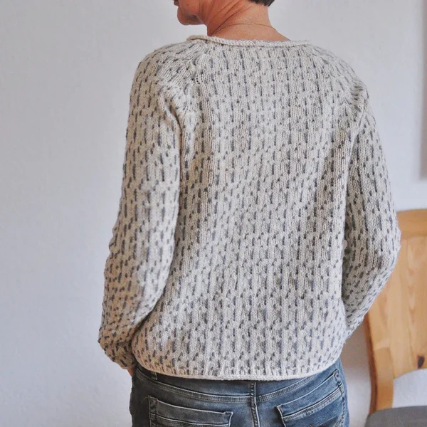 ANDREA | ENGER GESTRICKTER PULLOVER