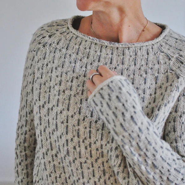 ANDREA | ENGER GESTRICKTER PULLOVER