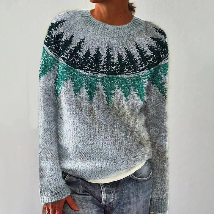 SILVIA | Retro-Herbst-Pullover